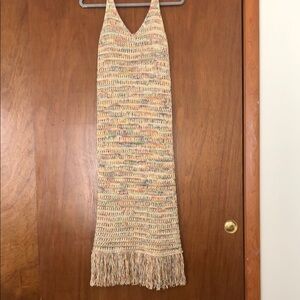 Zara Multicolor Knit Maxi Dress